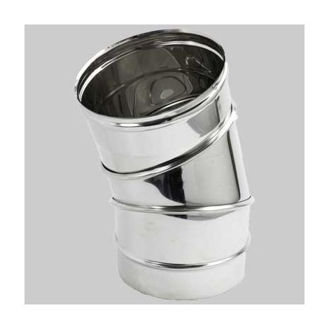 CURVA AISI 316 REGOLABILE DA 0 A 90  DM 200     MADE IN ITALY