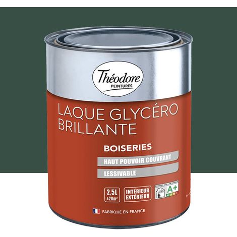 Laque Glycéro Brillante Théodore Vert foncé 2,5 L (1/2)