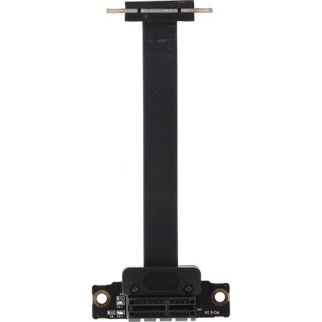 PCIe 1X Dual-Winkelverlängerungskabel mit LED und 8-Gbit/s-Gen3-Netzwerkanschluss (1/5)