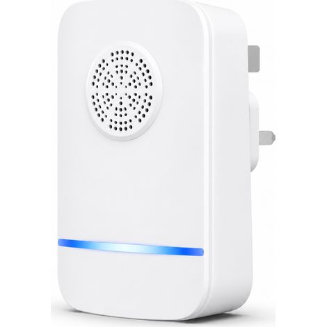 Détecteur Ultrasonique Anti Nuisibles pour Maison Blanc