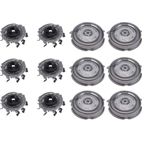 Lot de 6 Têtes de Rechange pour Rasoir Série 5000 Lames MultiPrécision Compatibles Modèles-Chrom (1/4)