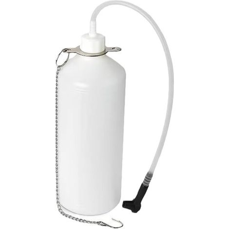 Flacon de Purge de Frein de 1 Litre. avec Tuyau de 60 cm de Long et Adaptateur Universel en Caoutchouc. pour Changer Le Liquide de Frein. Dispositif de Purge des Freins. (1/5)