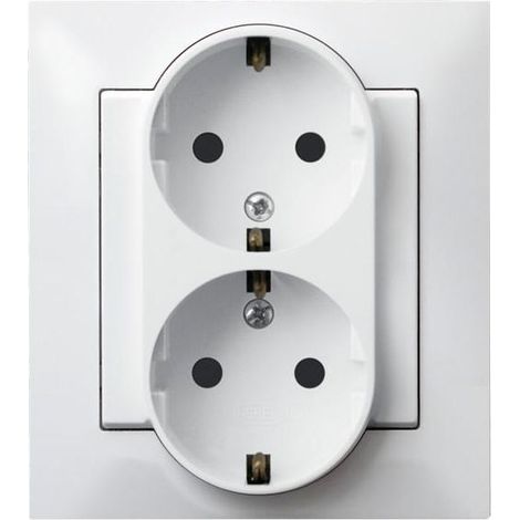 Prise électrique Ospel gp-2ys/00 3520W 16A encastrable (1/2)