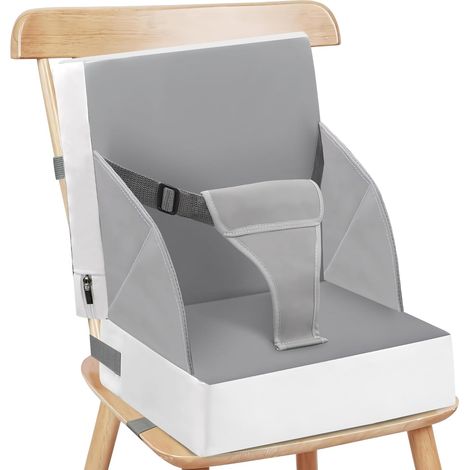 Rehausseur Chaise Enfant - Siège Rehausseur Pour Table, Chaise Haute Portable Pour le Voyage, Siège Rehausseur de Voyage Compact et Léger Avec Sangles Réglables Pour bébé (1/5)
