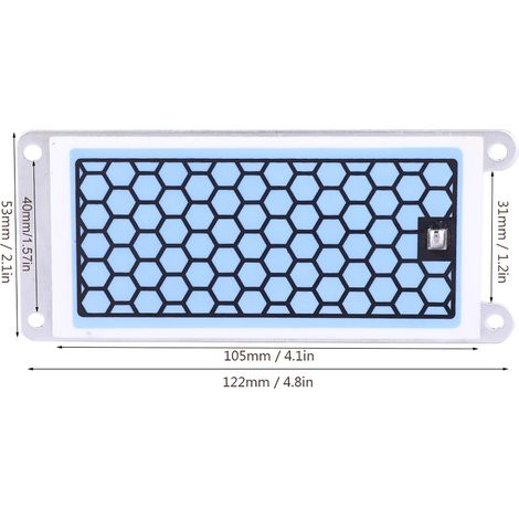 Plaque Céramique Ozone 5G avec Film Bleu pour Purificateur d'Air et Stérilisation (1/5)