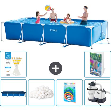 Rechteckiger Frame Pool - 450x220x84 cm - 7-teilig S8