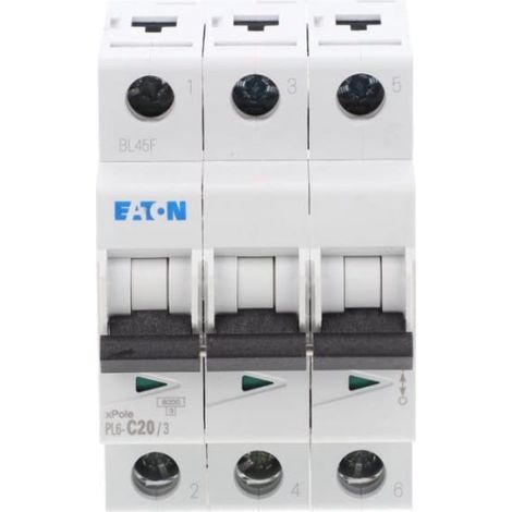 Leitungsschutzschalter 3P C 20A 6kA AC PL6-C20/3 286602