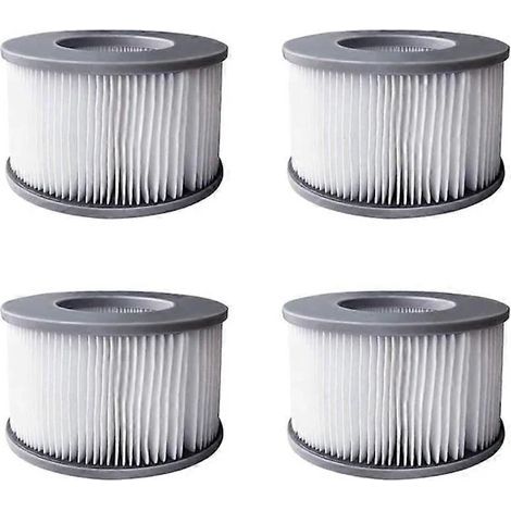 Lot de 4 filtres pour spas gonflables MSpa, cartouche filtrante version améliorée compatible avec tous les spas MSpa actuels-AquaForge (1/4)