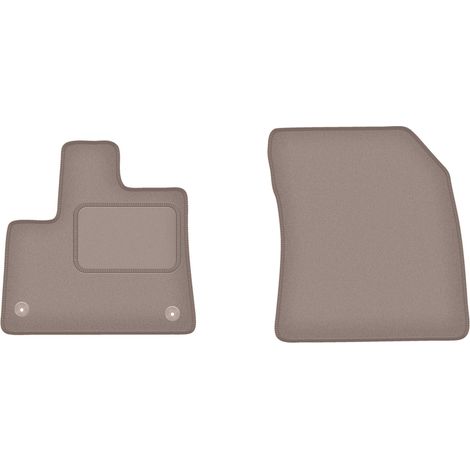 Beige Vordermatten für: Peugeot Rifter 7-Sitzer (2018-)
