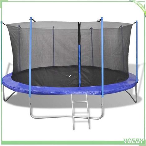 Ensemble de trampoline - 142095 - Diamètre 426 cm - Filet de sécurité inclus - Capacité 150 kg (1/5)