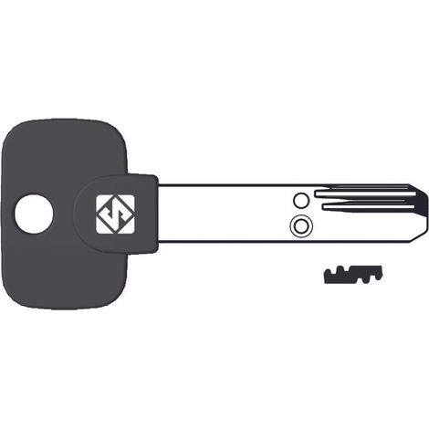Chiavi punzonate per cilindri mul-t-lock mtk19p - mtk19p