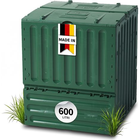 GARANTIA ECO-KING compostiera 600 litri verde