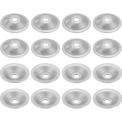 16 Pcs M6 Rondelles Inox 1x32mm Acier Inoxydable 304 Rondelle d'Arbre pour Meuleuse d'Établi, Polisseuse à Brosse Métallique, Argenté (1/5)