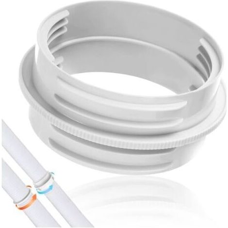 Pair Adaptateur de Tuyau d'Évacuation, Rond Raccord de Tuyau d'Échappement de Climatisation Mobile, 130 mm Intérieur/150 mm Extérieur, Facile Remplacer et Installer, pour Différents Modèles (1/5)