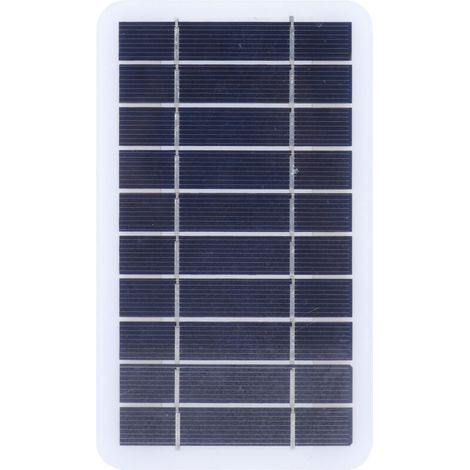 Alimentation mobile de chargeur de batterie solaire extérieure de panneau solaire de silicium polycristallin de 2W 5V pour charger le téléphone portable (1/5)