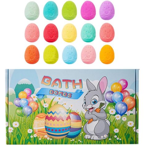 Bombes de bain pour enfants , ensemble 15 accessoires sur le thème des lapins , comprenant boules do (1/5)