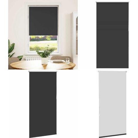 vidaXL Verdunkelungsrollo Schwarz 70x150 cm Stoffbreite 65,7 cm (1/5)