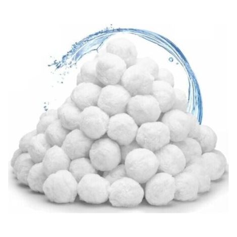 Filterbälle, 200 g wiederverwendbare Pool-Filterbälle, Ersatz für Pool-Filtersand, geeignet für FLITI-Pool-Filtersysteme