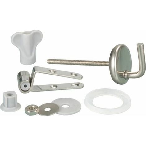 WC-Sitzbefestigung, Ersatzteil für Fix Clip WC-Sitz mit Edelstahlbefestigung, 15er Set WC-Sitzbefestigungen, Edelstahl matt (1/2)