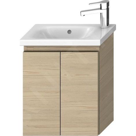 Jika Mio - Meuble pour lavabo asymétrique, frêne H40J7112003421 (1/2)