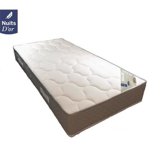 Moonlight Matelas 80x190 Densité 35 Kg/m3 - Hauteur 24 CM - Soutien Ferme (1/2)