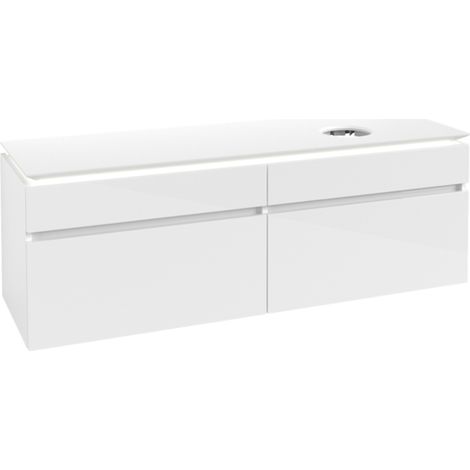 VB WTUS Legato B598 1600x550x500mm avec cloche. 4 extraits WT re Blanc brillant (1/3)
