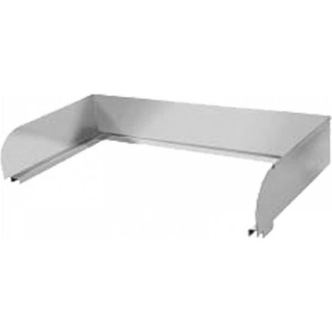 Plastron de protection inox pour plancha – Pare-vent anti-projection – Accessoire pour grillades en extérieur – Protection efficace – Mainho