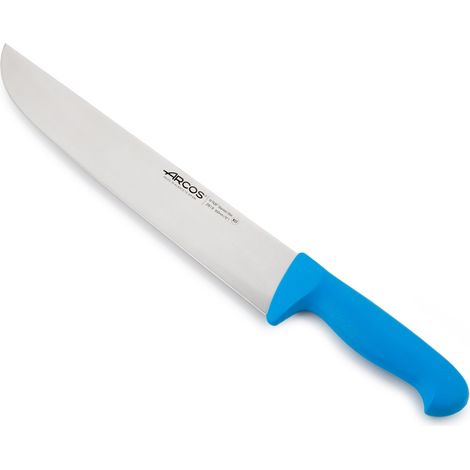 Metzgermesser Arcos Farbe - Prof 291923 Edelstahl Nitrum und mango ergonomische blaue Polypropylenklinge und 30 cm Klinge, Vitrine (1/5)