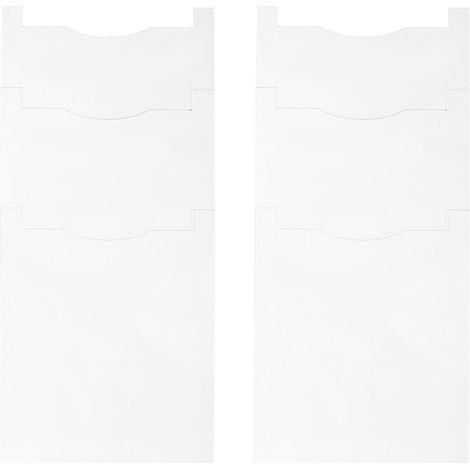 Butées de meubles réglables en acrylique transparent pour pieds ronds (1/5)