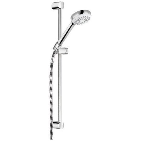 Logo set de douche 60 cm douchette à main 1 jet chromée
