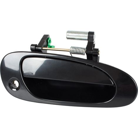 Manija de puerta exterior Honda Civic VII H/B 01-06 CON ORIFICIO NEGRO BRILLANTE delantera derecha (1/2)