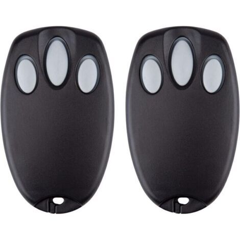 Lot de 2 émetteurs portatifs de rechange pour porte de garage Chamberlain Liftmaster Motorlift 94335E 84335E ML700 ML500 ML850 Merlin + C945 C840 Security + 433,92 MHz