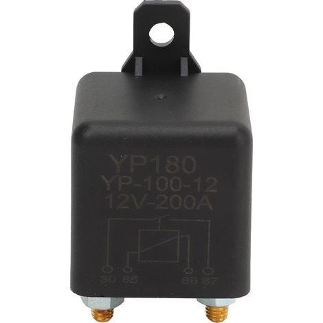 Relais de charge fractionnée de démarreur 12 V 200 A haute performance pour voiture, camionnette, camion, bateau ou marine. (1/5)