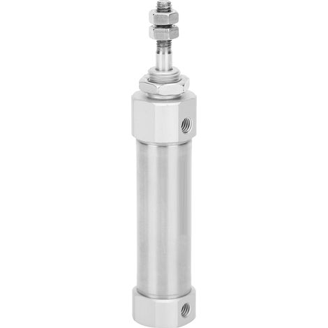 Vérin pneumatique miniature à double effet et à tige unique, équipement en acier inoxydable CDJ2B16 CDJ2B16-25B (1/5)