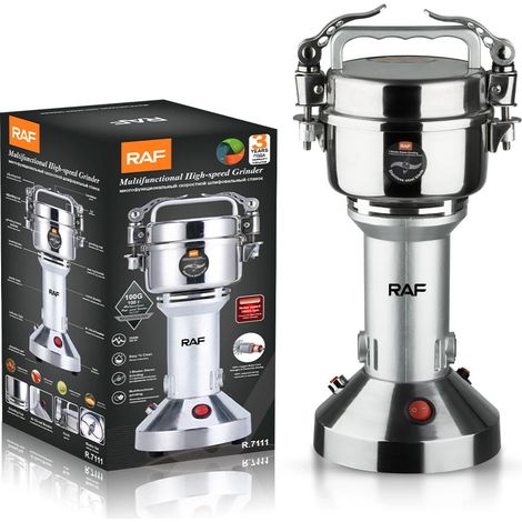 Moulin à café électrique pour grains de café, épices et noix, idéal pour la cuisine, la maison, le bureau et les voyages.-AquaForge (1/3)
