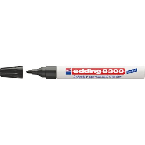 Edding 8300 pennarello permanente rosso corpo in alluminio