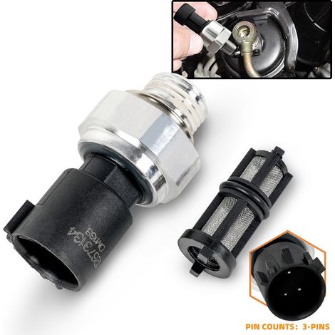 Capteur de pression d'huile automobile avec filtre 12673134, compatible avec Buick et Chevrolet. (1/5)