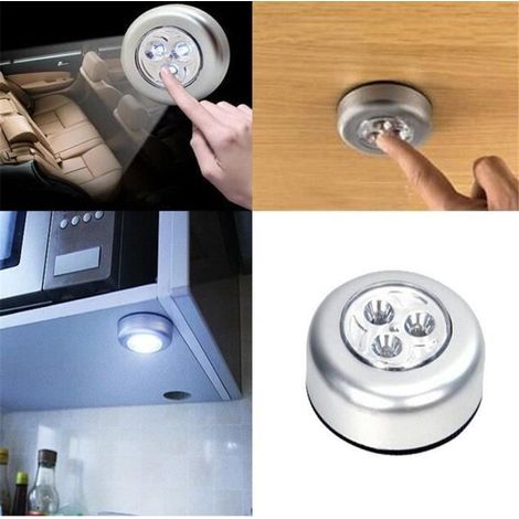 lampe tactile sans fil mur armoire de cuisine lumière placard voiture 3-conduit (1/4)