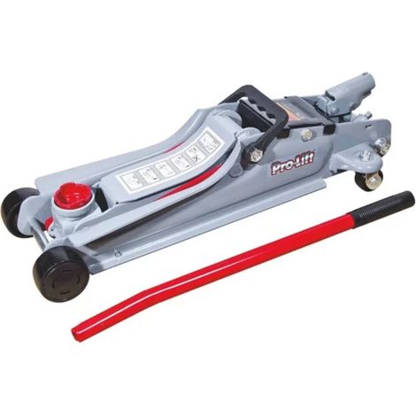 Drakkar Equipement – Cric rouleur 2T – Capacité 2 tonnes – Longueur 560 mm – Hauteur maxi 373 mm – Montée rapide et descente contrôlée (1/3)