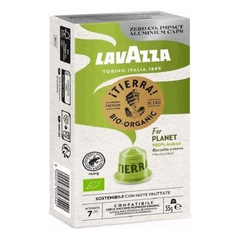 Lavazza ¡Tierra For Planet Cápsula de café Tueste medio 10 pieza(s)