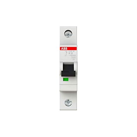 Disjoncteur S201M 1P 32A Courbe B Raccordement à vis - 15KA (1Module) 2CDS271001R0325 ABB 354116