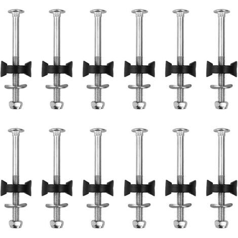 12 vis pour trampoline, fixations pour trampolines de jardin, en acier galvanisé, pour trampolines de toutes tailles (1/5)