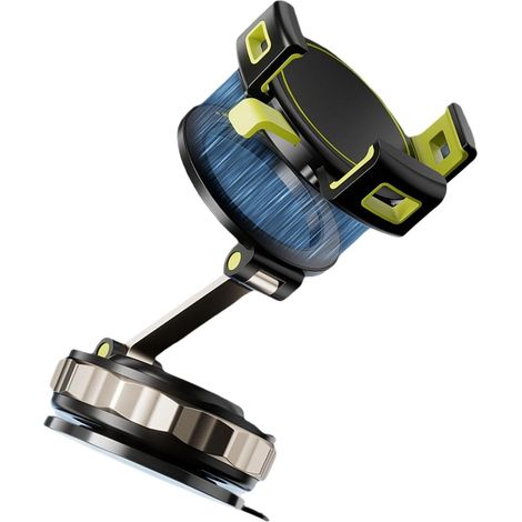 Support de téléphone de voiture avec ventouses haute résistance et rotation à 360° en aluminium pour des angles de vue sécurisés (1/5)