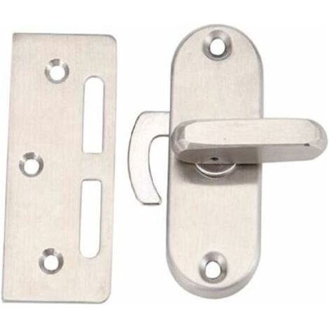 Coffret de forets pour perceuse YUM 90 degrés flip en acier inoxydable porte coulissante serrure loquet came serrure boucle de porte incurvée (1/5)