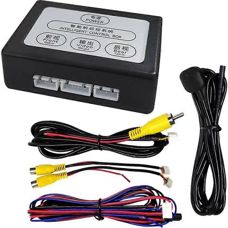 Boîtier de commande bidirectionnel pour système de marche arrière, commutateur pour caméra avant et arrière, convertisseur AV 2 canaux, pièces pour caméra de stationnement. (1/5)