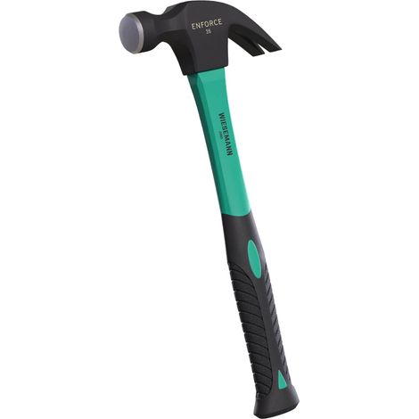 16oz Nail Puller Hammer with 2K Fiberglass Handle Head 80492 (1/5)
