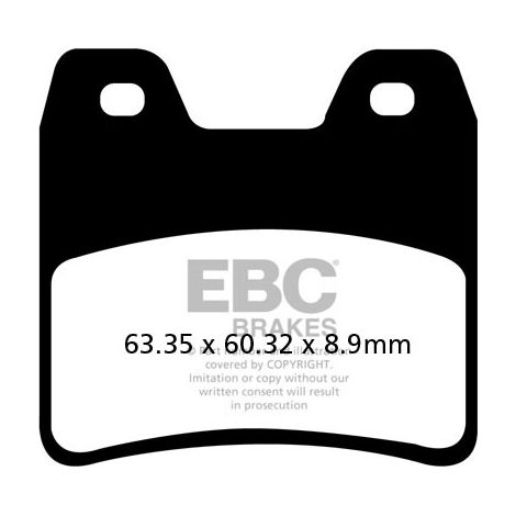 EBC FA348HH verstärkte Bremsbeläge (Satz für 1 Bremsscheibe)