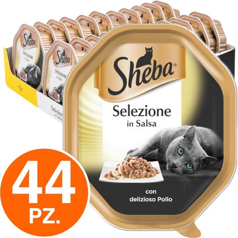 Sheba Selezione Gatto, Salsa in Vaschetta 85gr Pollo