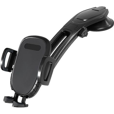 Support de téléphone à ventouse robuste pour voiture, support de téléphone portable rotatif-20X7cm-Black