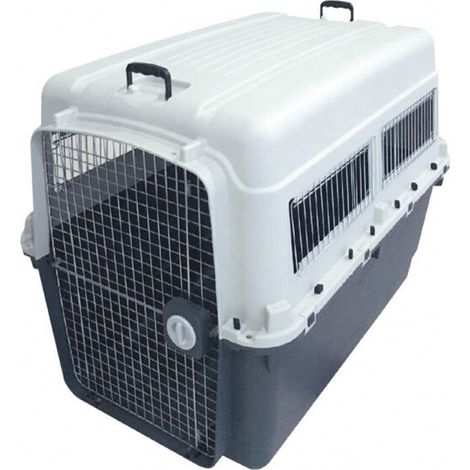 Trasportino con foro per sigillo e fissaggioe chiusura verticale per cani modello Vagabond Giant